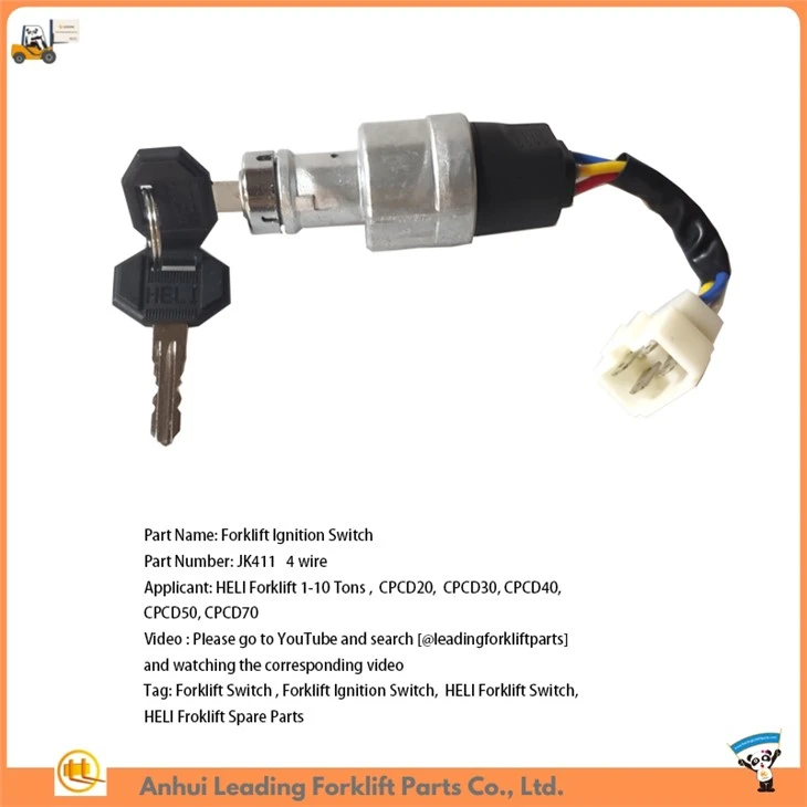 Interruptor de encendido de carretilla elevadora JK411