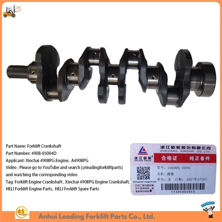 Cigüeñal del motor Xinchai 490
