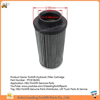 Cartucho de filtro hidráulico para carretilla elevadora