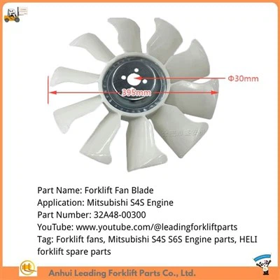 Aspa del ventilador de la carretilla elevadora HELI|Aspas del ventilador Mitsubishi S4S S6S|Repuestos para carretillas elevadoras HELI|32A48-00300